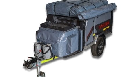 Fully packed and ready-to-go Conqueror Comfort Platinum Edition off-road camper trailer
